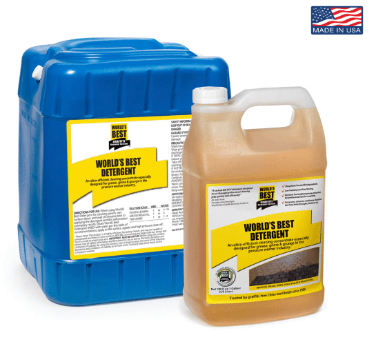 World's Best Graffiti Removal System - World's Best Detergent (5-Gallon ...