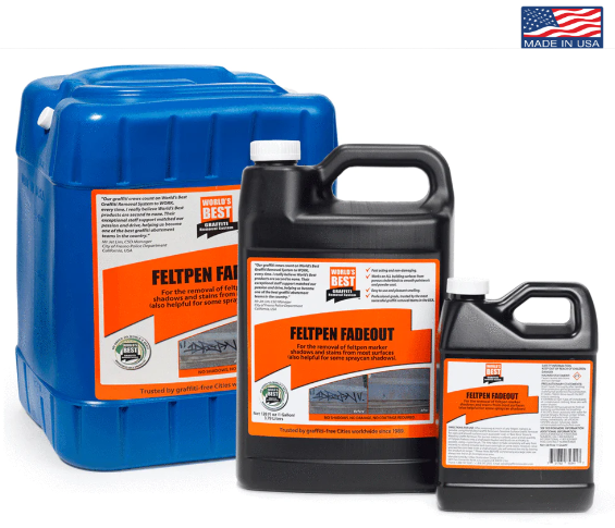 World's Best Graffiti Removal System - Feltpen Fadeout (1 Quart