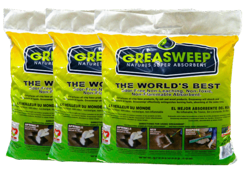 GREASWEEP - (3) 1 CU FT BAGS