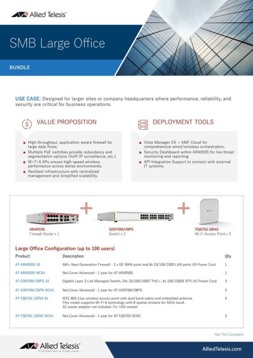 ALLIED TELESIS SMB Large Office