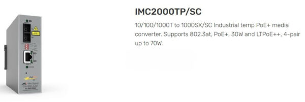 ALLIED TELESIS | TAA-IMC2000TP/SC-980