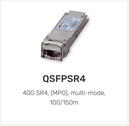 ALLIED TELESIS | AT-QSFPSR4 40G