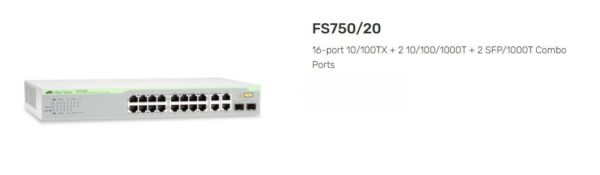 ALLIED TELESIS | TAA | AT-FS750/20-10