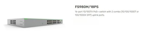 ALLIED TELESIS | AT-FS980M/18PS-10