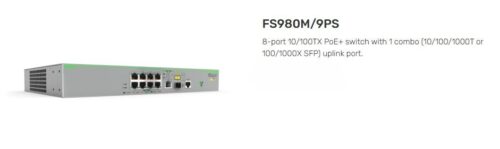 ALLIED TELESIS | AT-FS980M/9PS-10