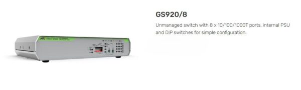 ALLIED TELESIS | AT-GS920/8-10
