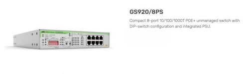 ALLIED TELESIS | AT-GS920/8PS-10