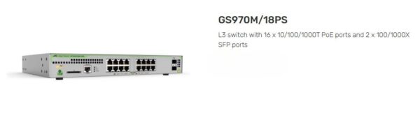 ALLIED TELESIS | AT-GS970M/18PS-R-10
