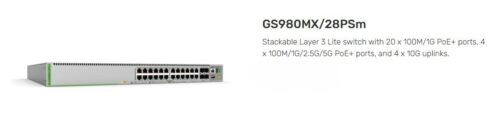 ALLIED TELESIS |  GS980MX/28PSm-10