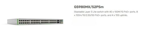 ALLIED TELESIS |  AT-GS980MX/52PSM-10