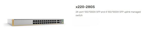 ALLIED TELESIS | AT-X220-28GS-10