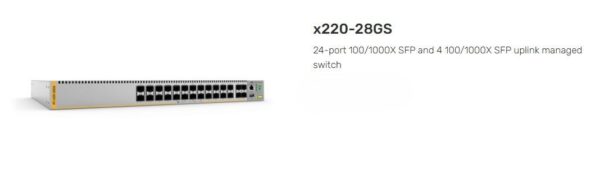 ALLIED TELESIS | AT-X220-28GS-10