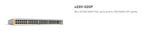 ALLIED TELESIS | TAA |  AT-X220-52GP-J90