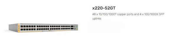 ALLIED TELESIS | AT-X220-52GT-10