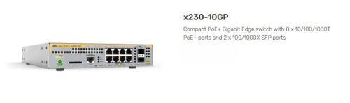ALLIED TELESIS | TAA | AT-X230-10GP-R-90