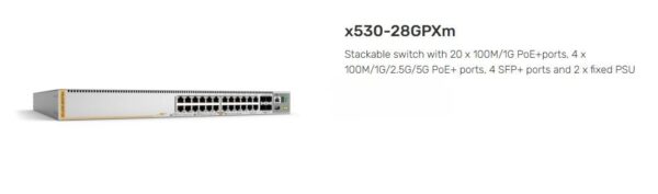 ALLIED TELESIS | AT-X530-28GPXM-10
