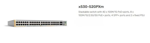 ALLIED TELESIS | TAA | AT-X530-52GPXM-90