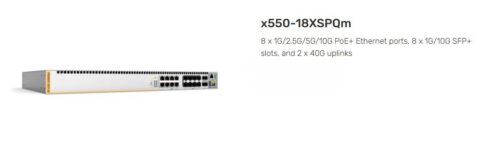 ALLIED TELESIS | AT-X550-18XSPQM-10