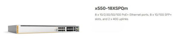 ALLIED TELESIS | AT-X550-18XSPQM-10