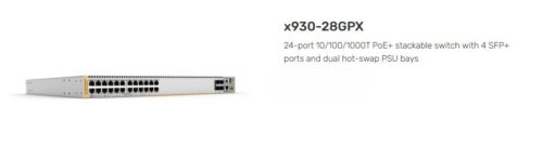ALLIED TELESIS | TAA | AT-X930-28GPX-B91