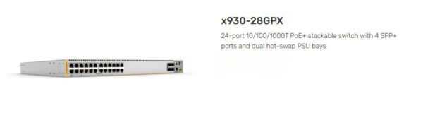 ALLIED TELESIS | TAA | JITC | AT-X930-28GPX-J90