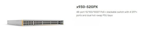 ALLIED TELESIS | TAA | JITC | AT-X930-52GPX-J90