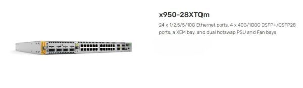 ALLIED TELESIS | TAA | JITC | AT-X950-28XTQM-J00