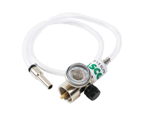 GVS | 08-452 GX4 Calibration Flow Regulator (for H2S Gas Bottles) including hose and fitting.