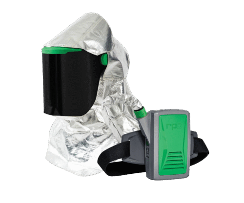 GVS | RPB 16-018-24-IR5 RPB Z-Link Radiant Heat Respirator, includes: 16-010-24 Z-Link with 16-724 Aluminized Shoulder Cape and Covers, 16-675-IR5 IR5 Visor, 04-831 Breathing Tube, 03-801-FR PX5 PAPR Assembly - NIOSH