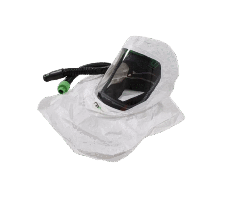 GVS | 17-110-12 RPB T-Link Respirator, includes: 17-712 Tychem QC Hood, Hard Hat Assembly