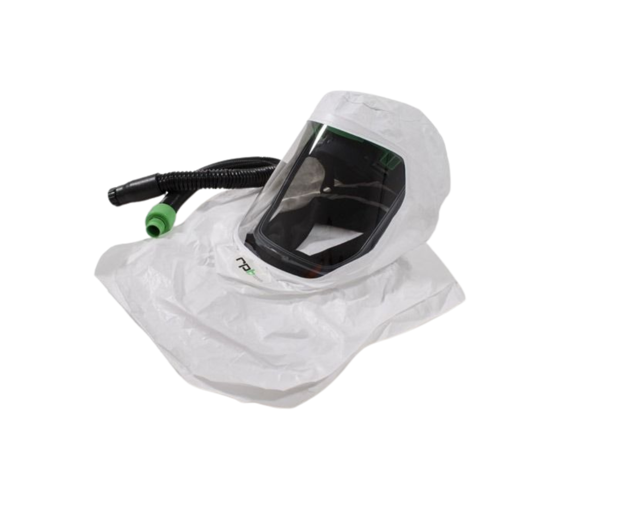 GVS | 17-110-12 RPB T-Link Respirator, includes: 17-712 Tychem QC Hood, Hard Hat Assembly
