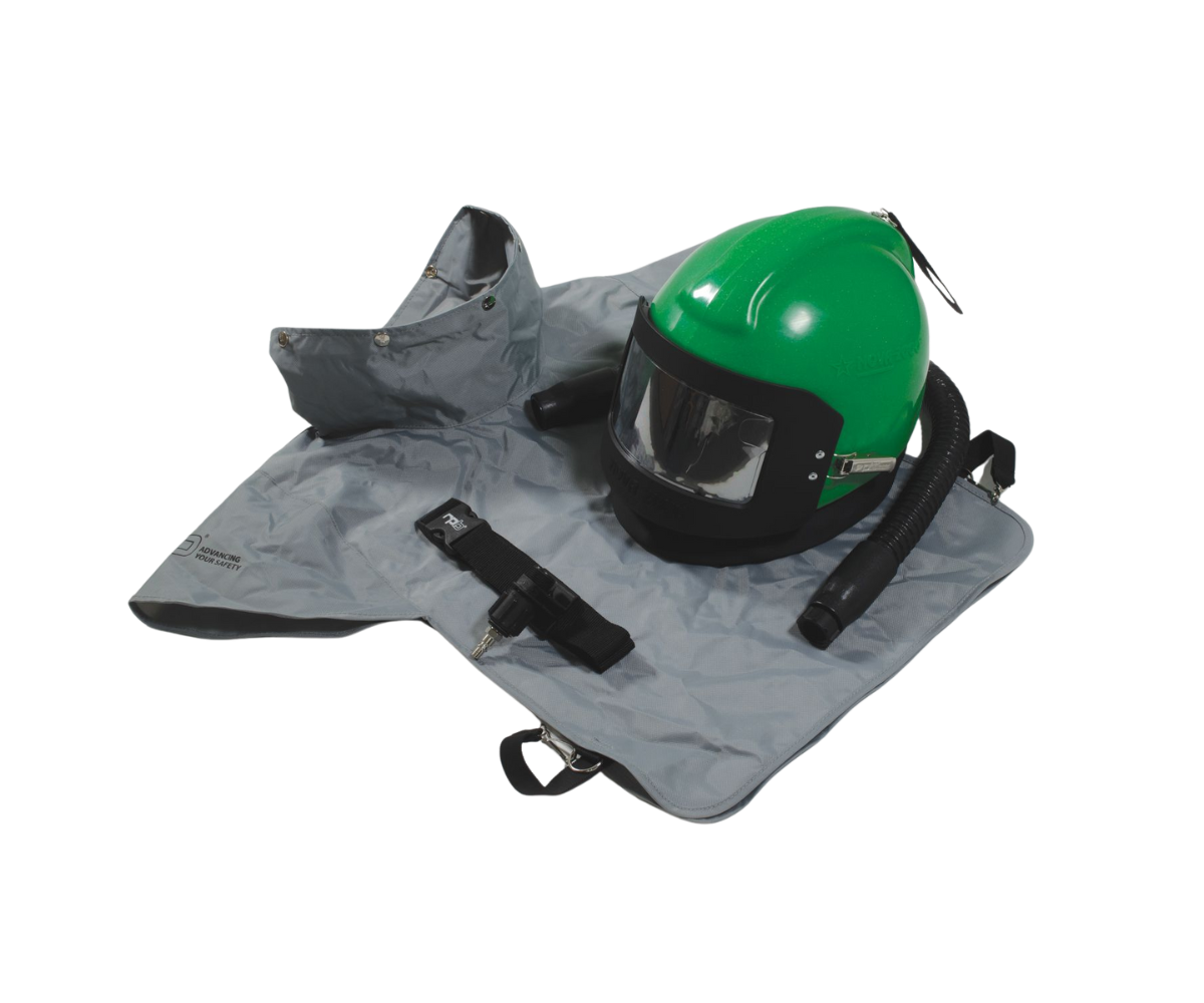 GVS | RPB NV2000 RPB Nova 2000 Respirator, includes: Nova 2000, NV2002 Nylon Cape, NV2021B SAR Breathing Tube, NV2016 Flow Control - NIOSH
