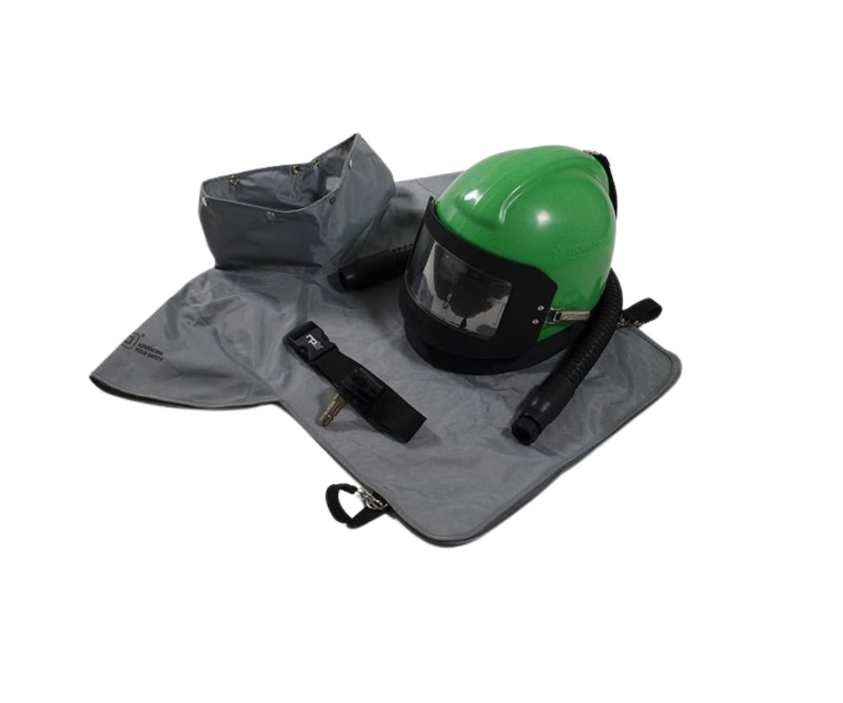 GVS | RPB NV2000LP RPB Nova 2000 Respirator, includes: Nova 2000, NV2002 Nylon Cape, NV2021B SAR Breathing Tube, 03-106 Constant Flow Valve - NIOSH