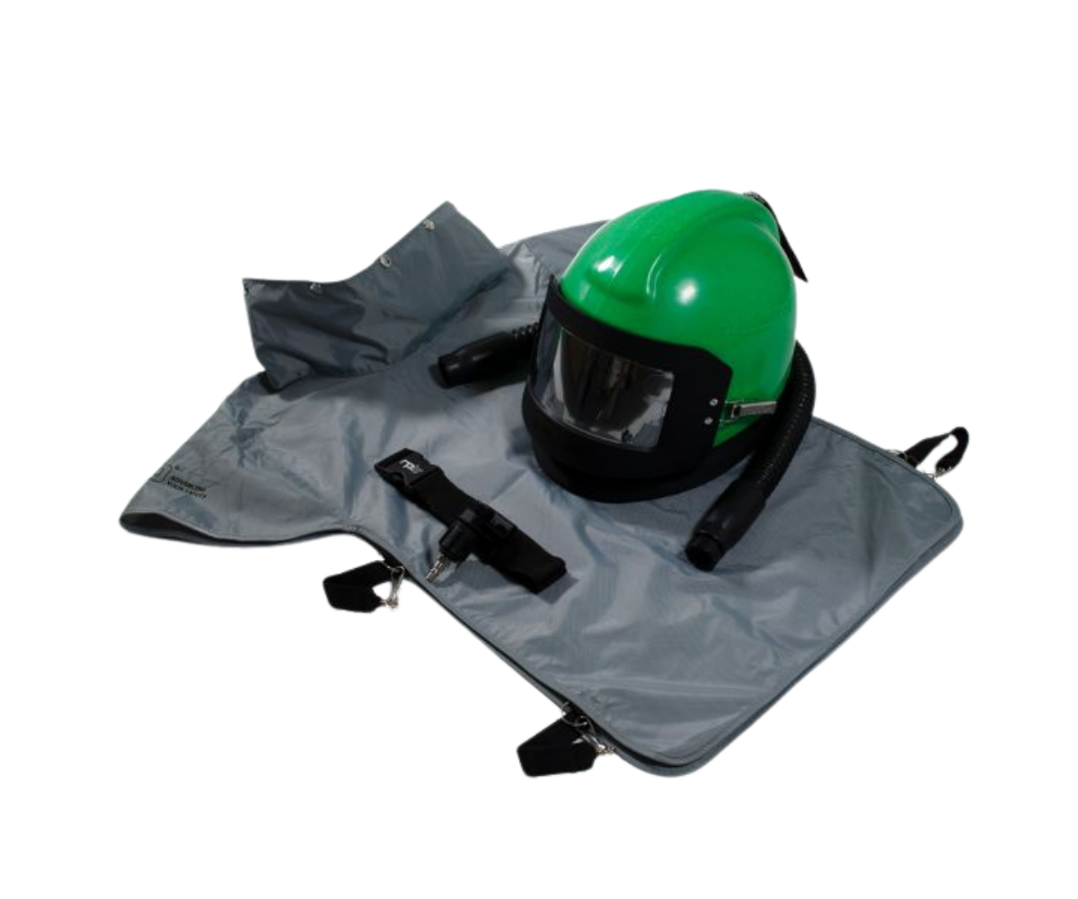 GVS | RPB NV2000XL RPB Nova 2000 Respirator, includes: Nova 2000, NV2002XL XL Nylon Cape, NV2021B SAR Breathing Tube, NV2016 Flow Control - NIOSH