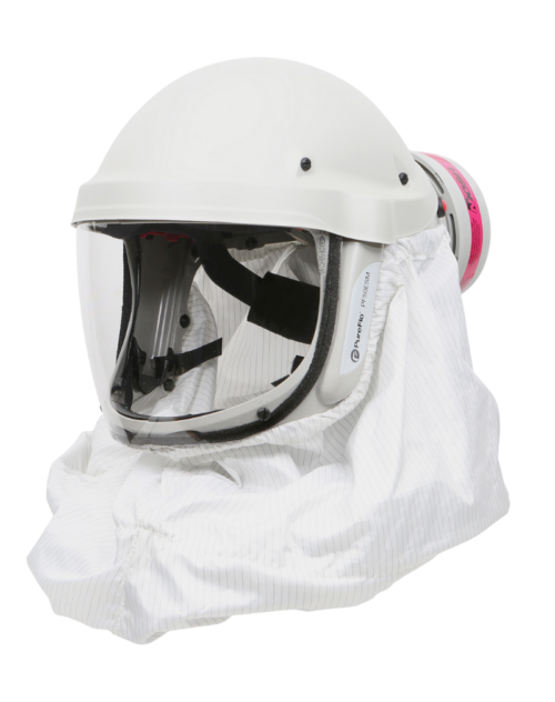 GENTEX CORPORATION | PUREFLO | PR05815-G-0A2 PureFlo® ESM+ PF50 PAPR, Grey Bump Cap, INT/EXT Switch, HE Filter, Integrity 1800 Single Bib Neck Cape