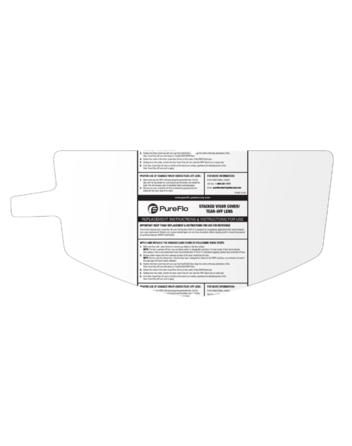 GENTEX CORPORATION | PUREFLO | PF3000-04-022 PureFlo® PF3000 Visor Protectors 4/PK