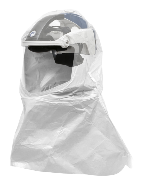 GENTEX CORPORATION | PUREFLO | PF3000-F6NA-03 PureFlo® PF3000 PAPR, Open Frame, Clear Visor, Tychem® QC Overhood