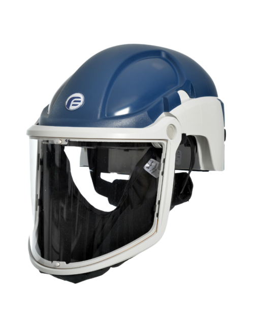 GENTEX CORPORATION | PUREFLO | PF3000-H2SB-03 PureFlo® PF3000 PAPR, Blue Hard Hat, Clear Visor, Standard Face Seal