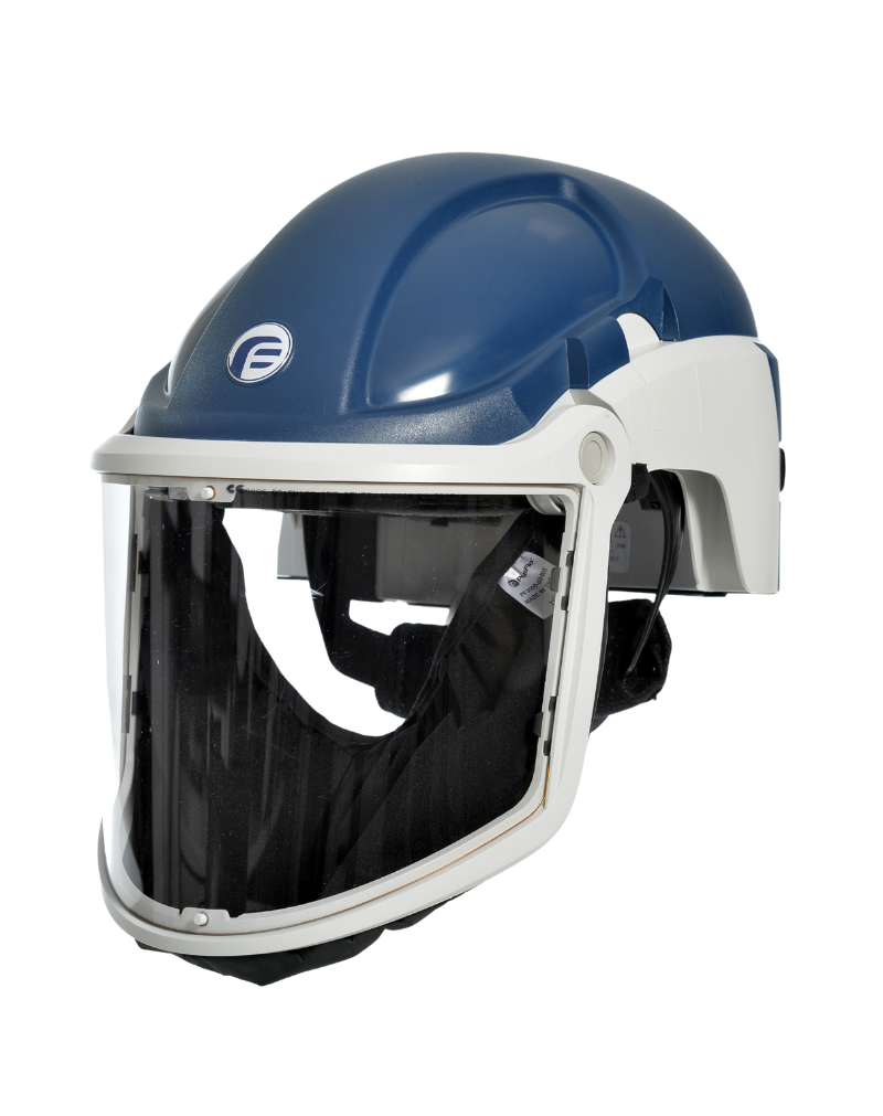 GENTEX CORPORATION | PUREFLO | PF3000-H2SB-03 PureFlo® PF3000 PAPR, Blue Hard Hat, Clear Visor, Standard Face Seal